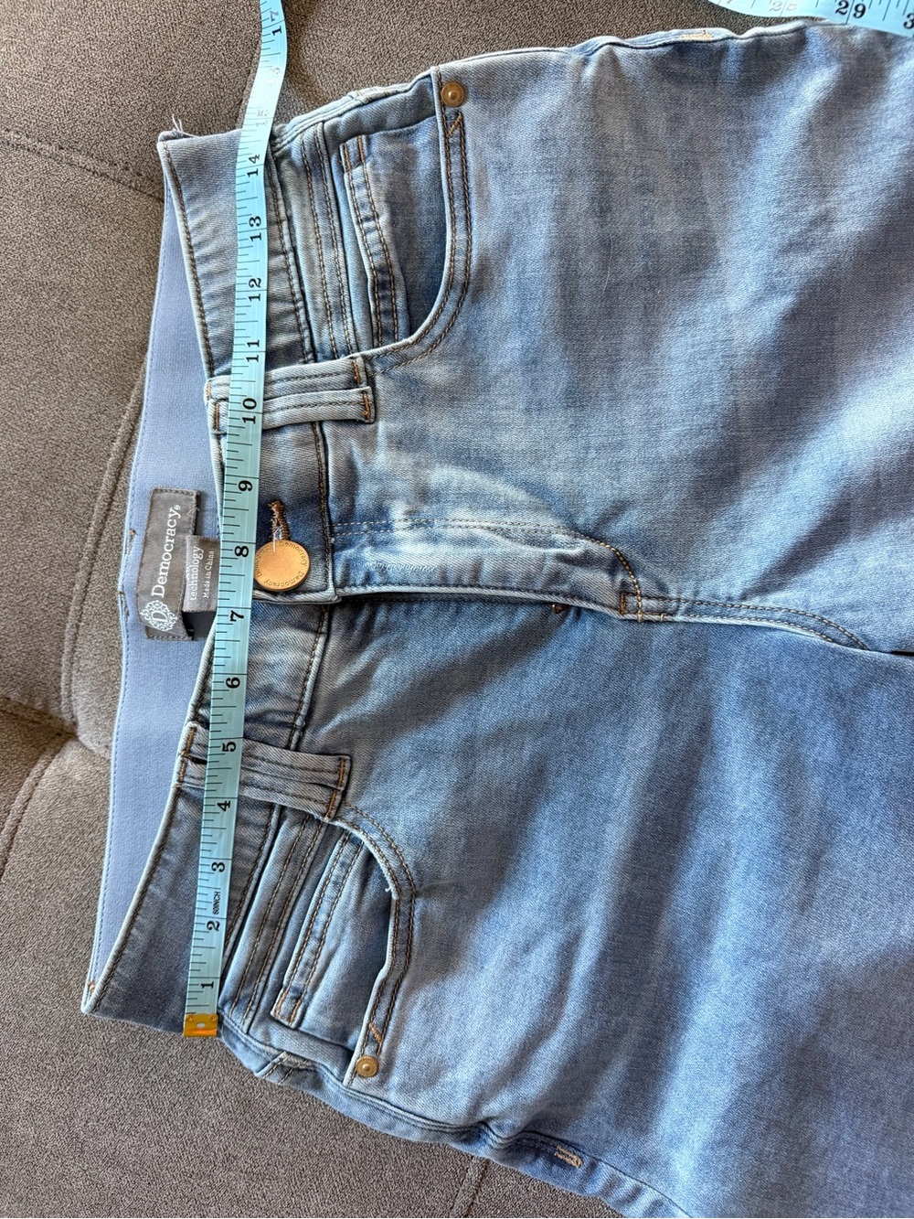 Democracy AB Technology Wide Leg Jeans Wide Leg Jeans in Blue Size 6 - Picture 5 of 6